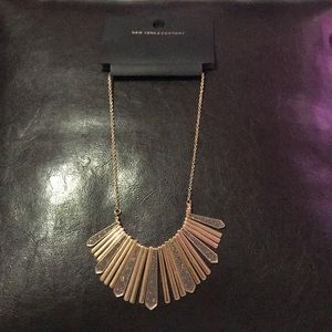New York and Company Gold tone Necklace.